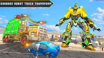 Garbage Robot Truck War Game الملصق