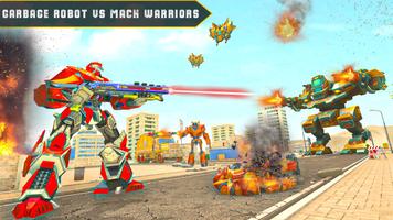 Garbage Robot Truck War Game تصوير الشاشة 2