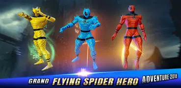 Flying Spider Hero Adventure Fight 2018
