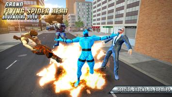 Flying Spider Hero Adventure Fight screenshot 2