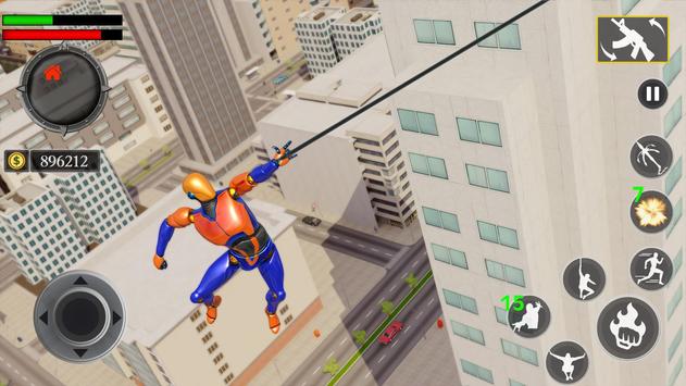 Grand Flying Robot Rope Hero screenshot 5