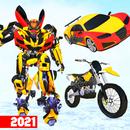 APK Grand Mountain Bike Transform city battle