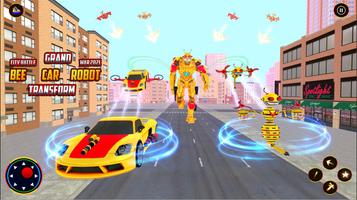 Flying Bee Robot - Robot Games Affiche
