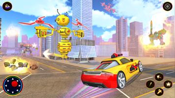 2 Schermata Flying Bee Robot - Robot Games