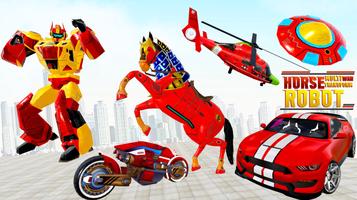 Flying Horse Robot Car Game capture d'écran 1