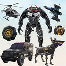 Police Dog Robot Transform Gam APK