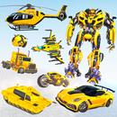 APK Flying Helicopter-Robot Games