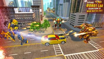 Flying Helicopter-Robot Games الملصق