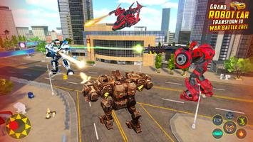 Flying Helicopter-Robot Games 截图 1