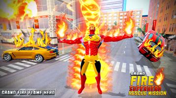 Fire Superhero: Ice Hero Games 海报