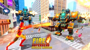 Fire Superhero: Ice Hero Games スクリーンショット 1