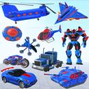 APK Police Cargo Plane Robot Fight