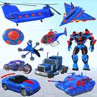 Police Cargo Plane Robot Fight أيقونة