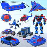 Police Cargo Plane Robot Fight أيقونة