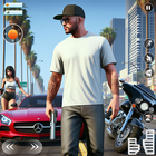 Real Gangster City Crime Games icône