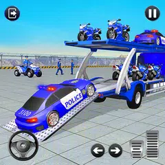 運転ゲーム: パトカー警察のトラック輸送 アプリダウンロード