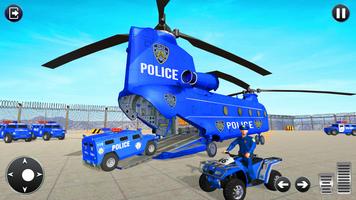 運転ゲーム: パトカー警察のトラック輸送 スクリーンショット 3