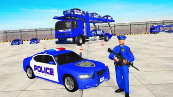 Grand Police Cargo Vehicles Transport Truck poster