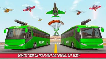 US Army Bus Robot Transform 3D Screenshot 2