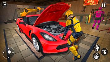 Mechanic Robot Car Repair:Car Mechanic Games Affiche