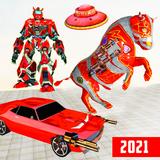 Angry Bull Robot Transform shooting Battle Games biểu tượng