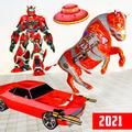 Angry Bull Robot Transform shooting Battle Games