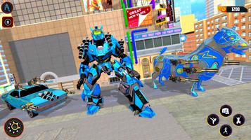 Angry Bull Robot Transform shooting Battle Games Ekran Görüntüsü 2