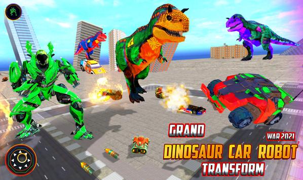 Grand Dino Robot Car Transform - Flying Jet Robot 截图 8