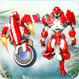 US Flying robot bike revenge 3D icon