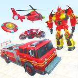 911 Rescue Fire Fighter Robot simgesi
