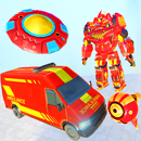 Ambulance Robot Car War Games APK