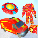 Ambulance Robot Car War Games