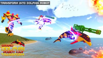Dolphin Robot Car Transform ảnh chụp màn hình 3