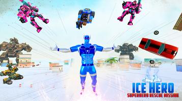 Ice Robot Hero Fire Hero Games Affiche