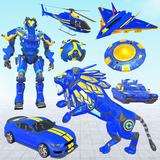 Lion Robot Transform Car Games icon