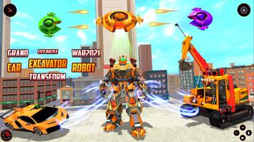 Grand Excavator Robot Car Transform Game 2021 gönderen