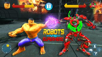 Robot Transform Vs Superhero Ekran Görüntüsü 3