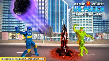 Speed Robot Hero: Rescue Games تصوير الشاشة 2