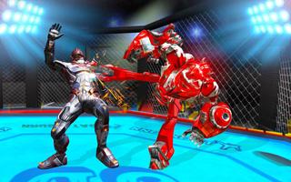 Grand Robot Hero Ring Fighting capture d'écran 2
