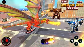 Dragon Robot Car Transform War скриншот 3