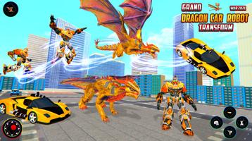 پوستر Dragon Robot Car Transform War