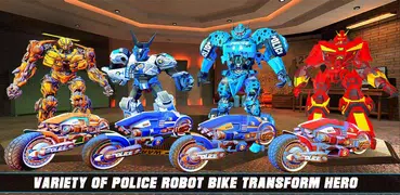 Us Police Bike Robot Transform
