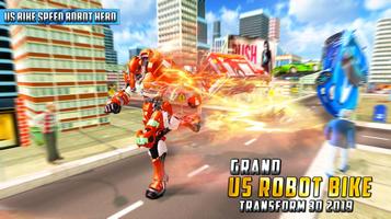 Grand Bike Transforming Robot Shooting Game 截圖 2