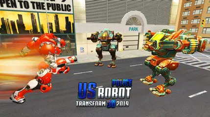 US Robot Police Car Transform APK download