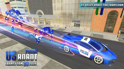 US Robot Police Car Transform APK download