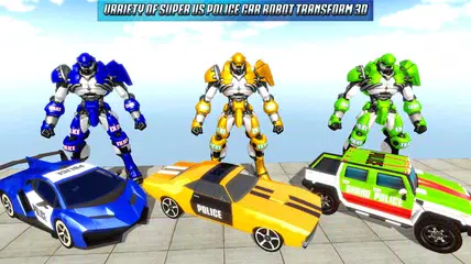 US Robot Police Car Transform APK download