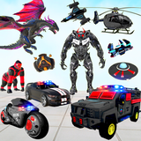 Grand Police Robot Car Game ícone