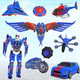 Multi Robot Eagle Transform أيقونة