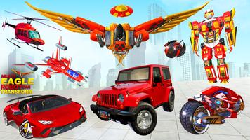 Multi Robot Eagle Transform постер