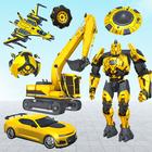 Excavator Robot - Rescue Games-icoon